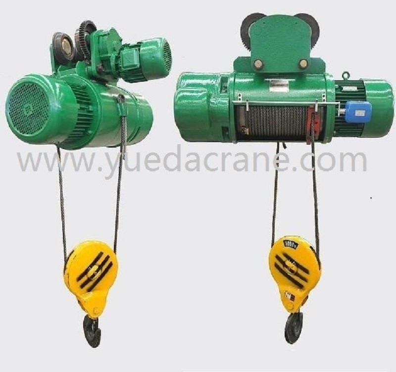 CD or MD model wirerope electric hoist: